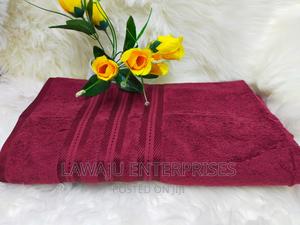 Maroon Heavy Cotton Towel - thumbnail 2