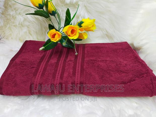 Maroon Heavy Cotton Towel - main view