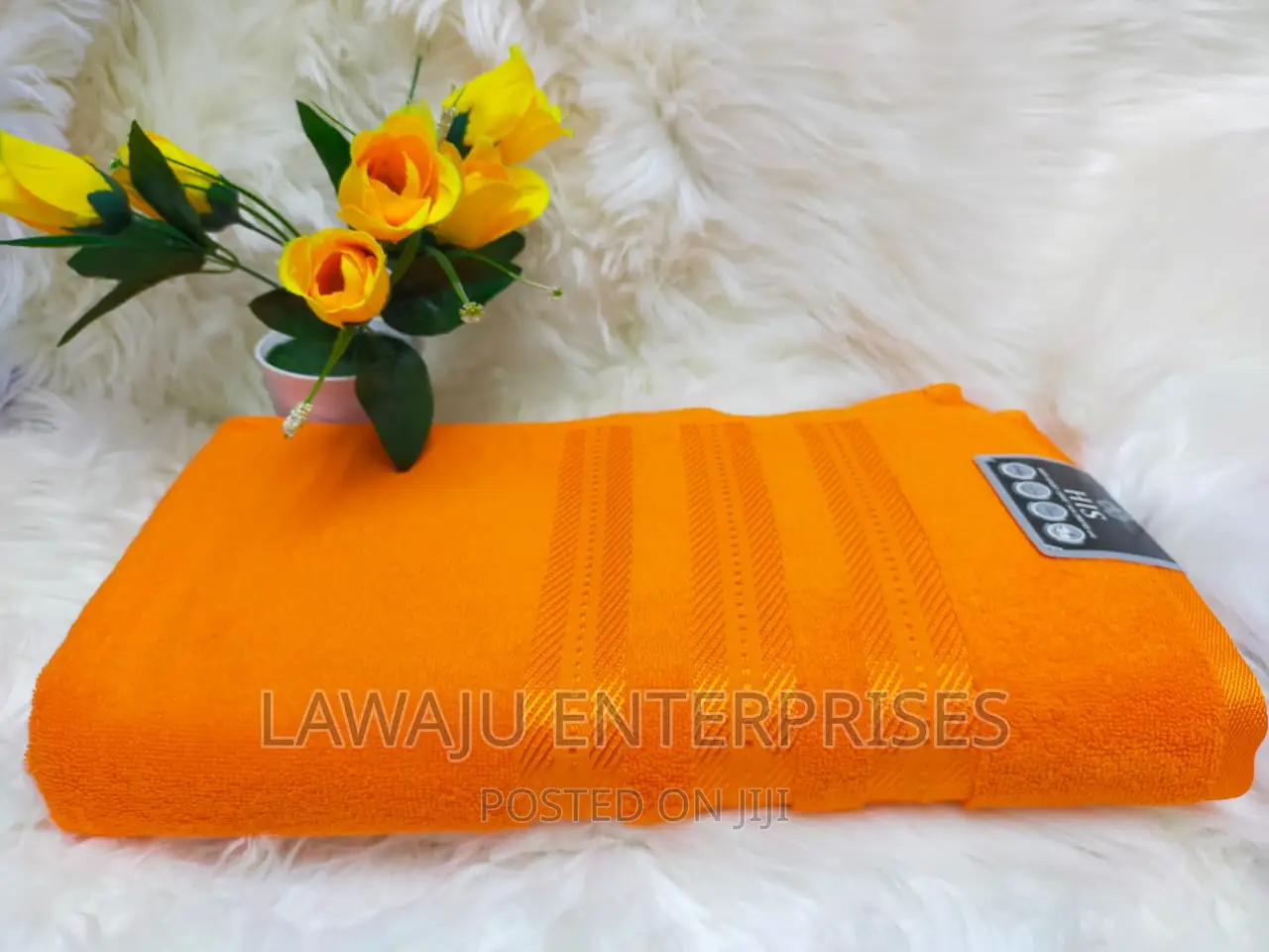 Orange Heavy Cotton Towel