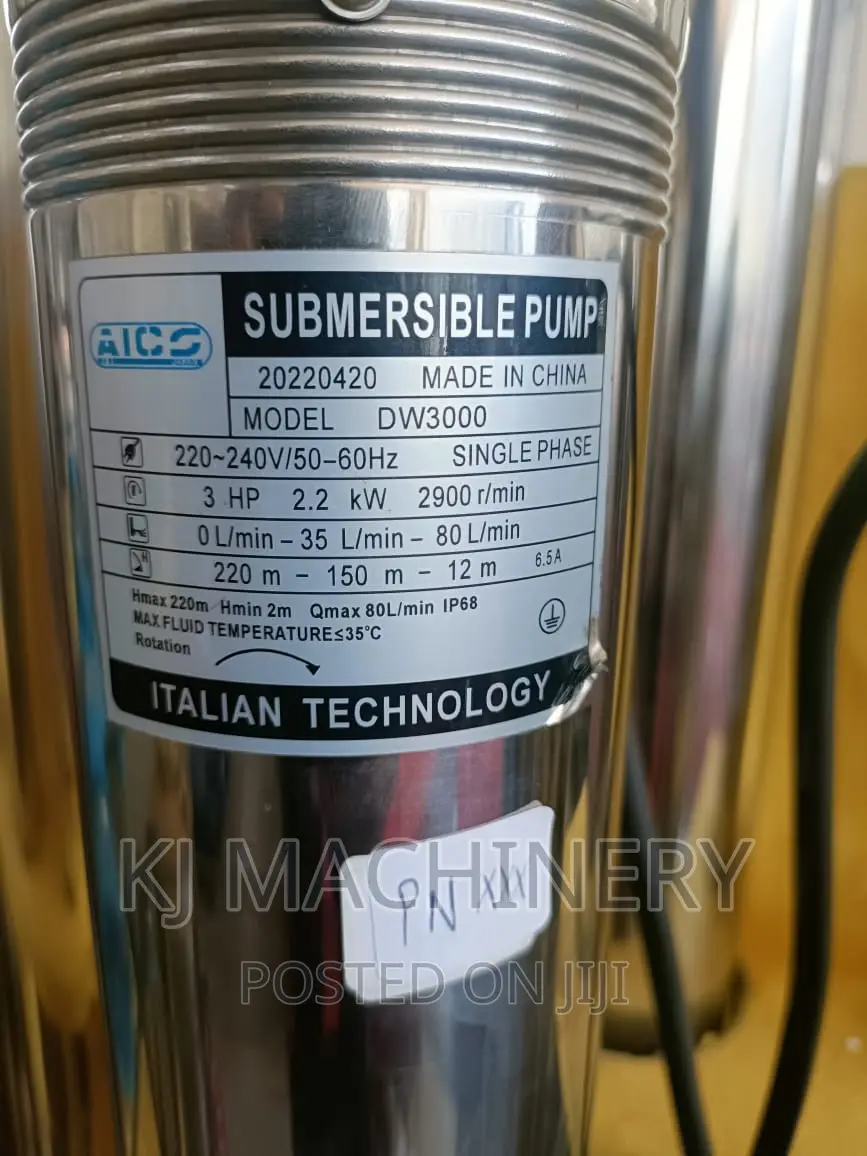 Aico Electric Submersible Water Pumps Single -Three Phase