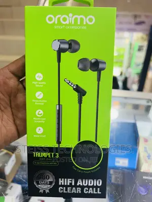 Oraimo Wired Trumpet 3 Earphones.