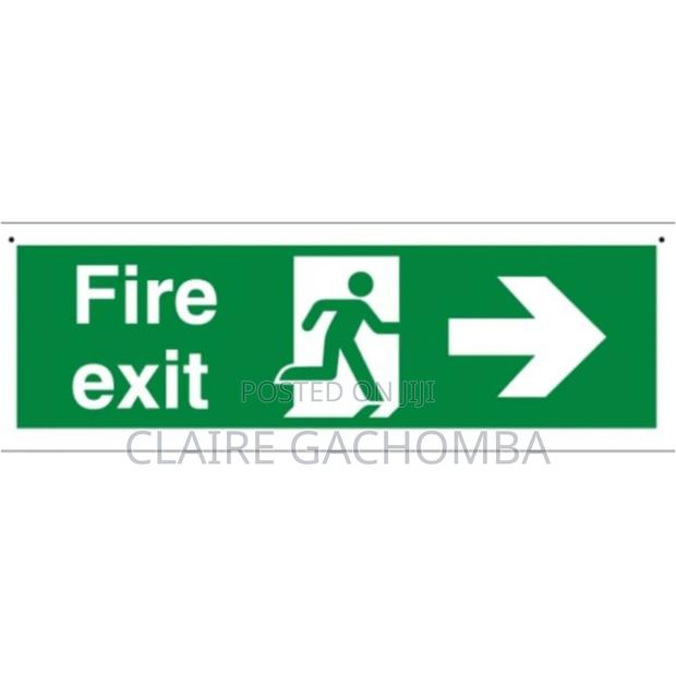 Fire Exit Sign. - main view