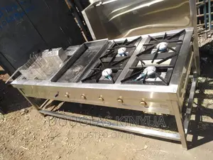 4burners Commercial Combined Cooking Unit.