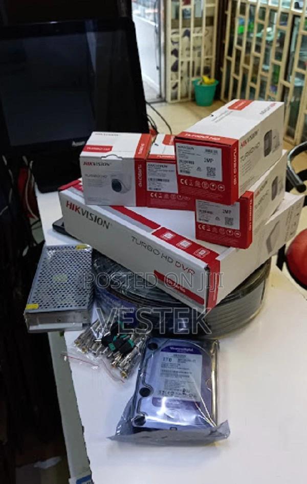 /,Complete Hikvision 4 CCTV Set Camera CCTV Installation Kit