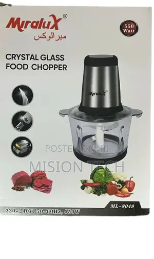 Crystals Glass Miralux Food Chopper