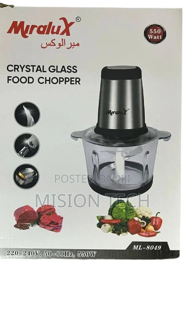 Crystals Glass Miralux Food Chopper