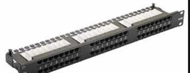 APKR Cat 6 48 Port Patch Panel Loaded - main view