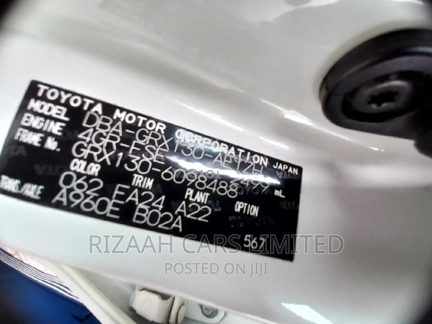 Toyota Mark X 2016 White