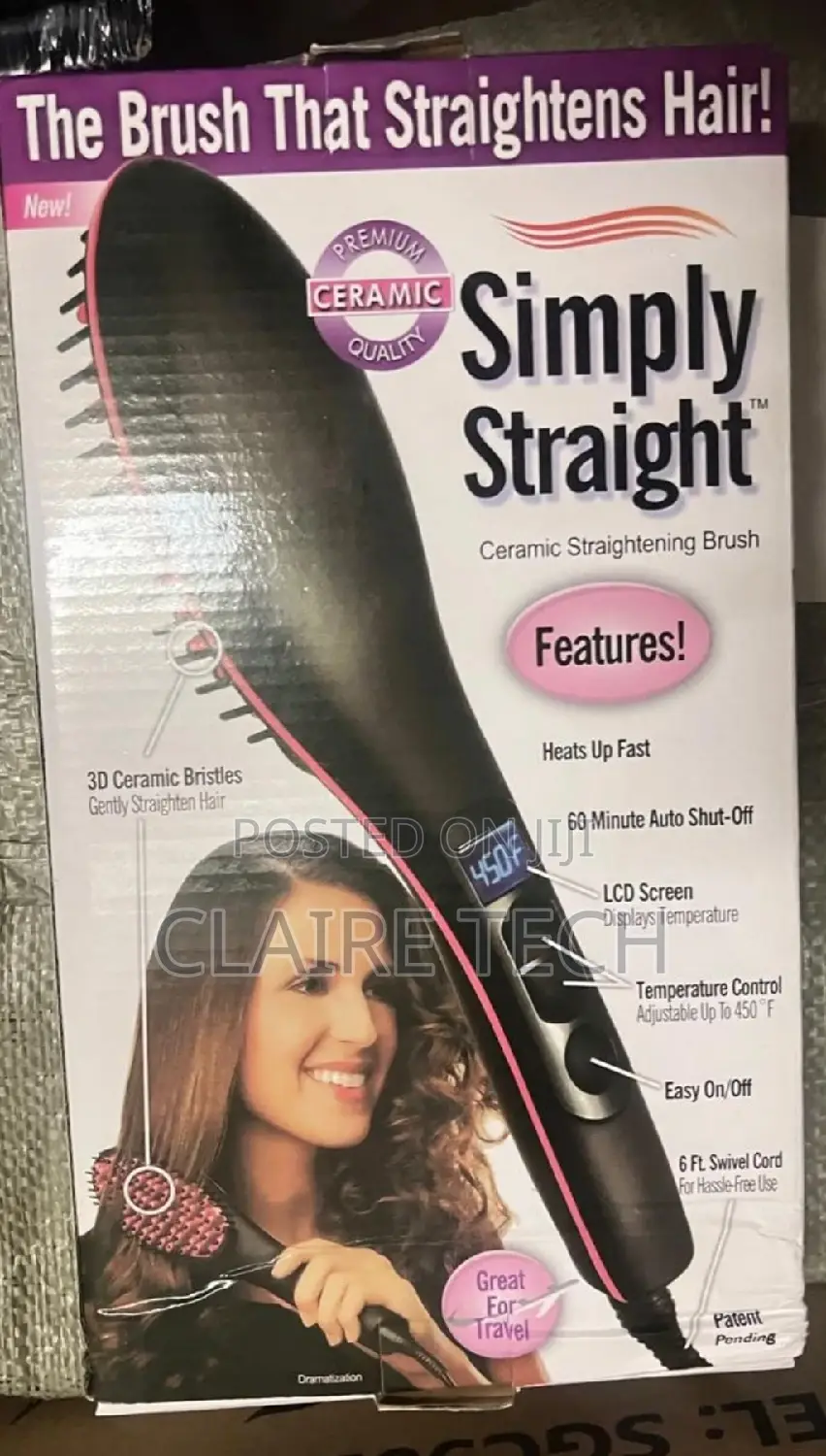 Travel Hair Straightener Electric Comb