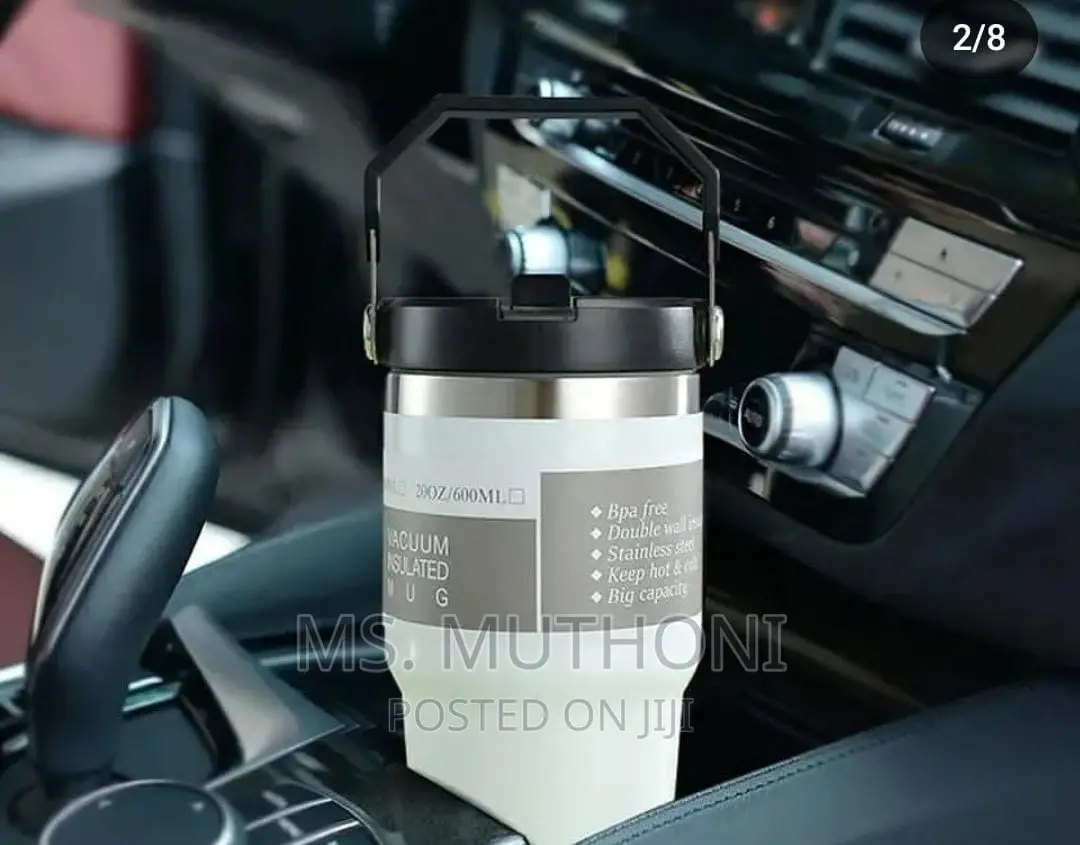 Double Wall 900ml Portable Sippy Cup Thermo Up With 3 Option