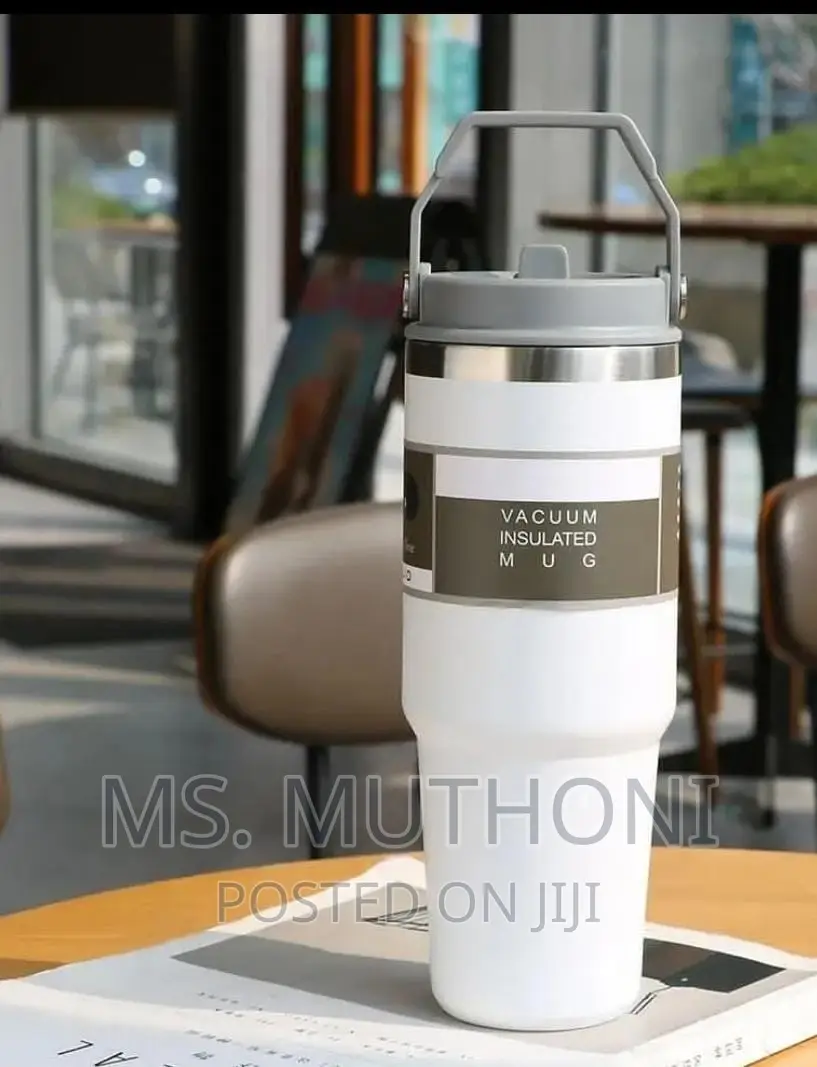 Double Wall 900ml Portable Sippy Cup Thermo Up With 3 Option