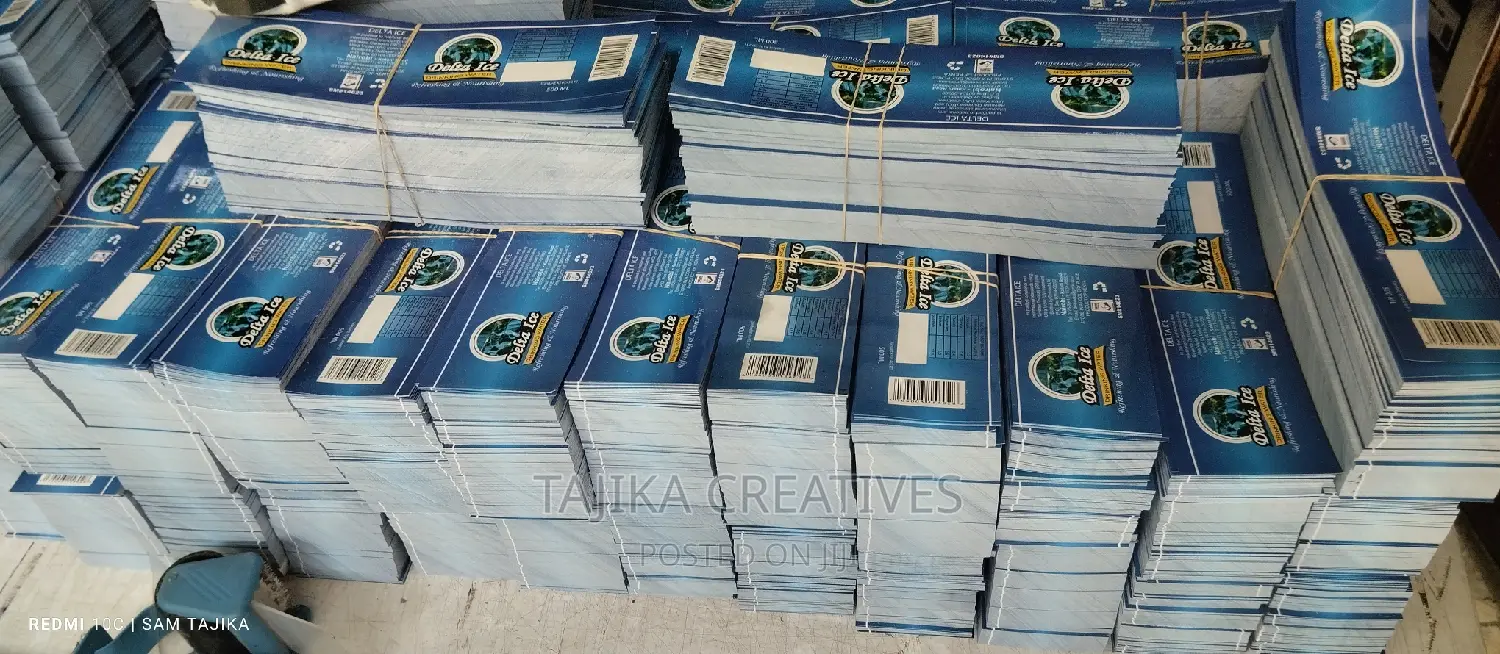 Labels Printing. Prices Vary With Size