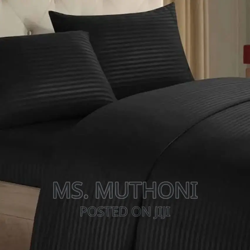 SUPER KING Size Striped Bedsheeets 7*8 2 Bedsheets 4 Pillowc