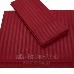 SUPER KING Size Striped Bedsheeets 7*8 2 Bedsheets 4 Pillowc