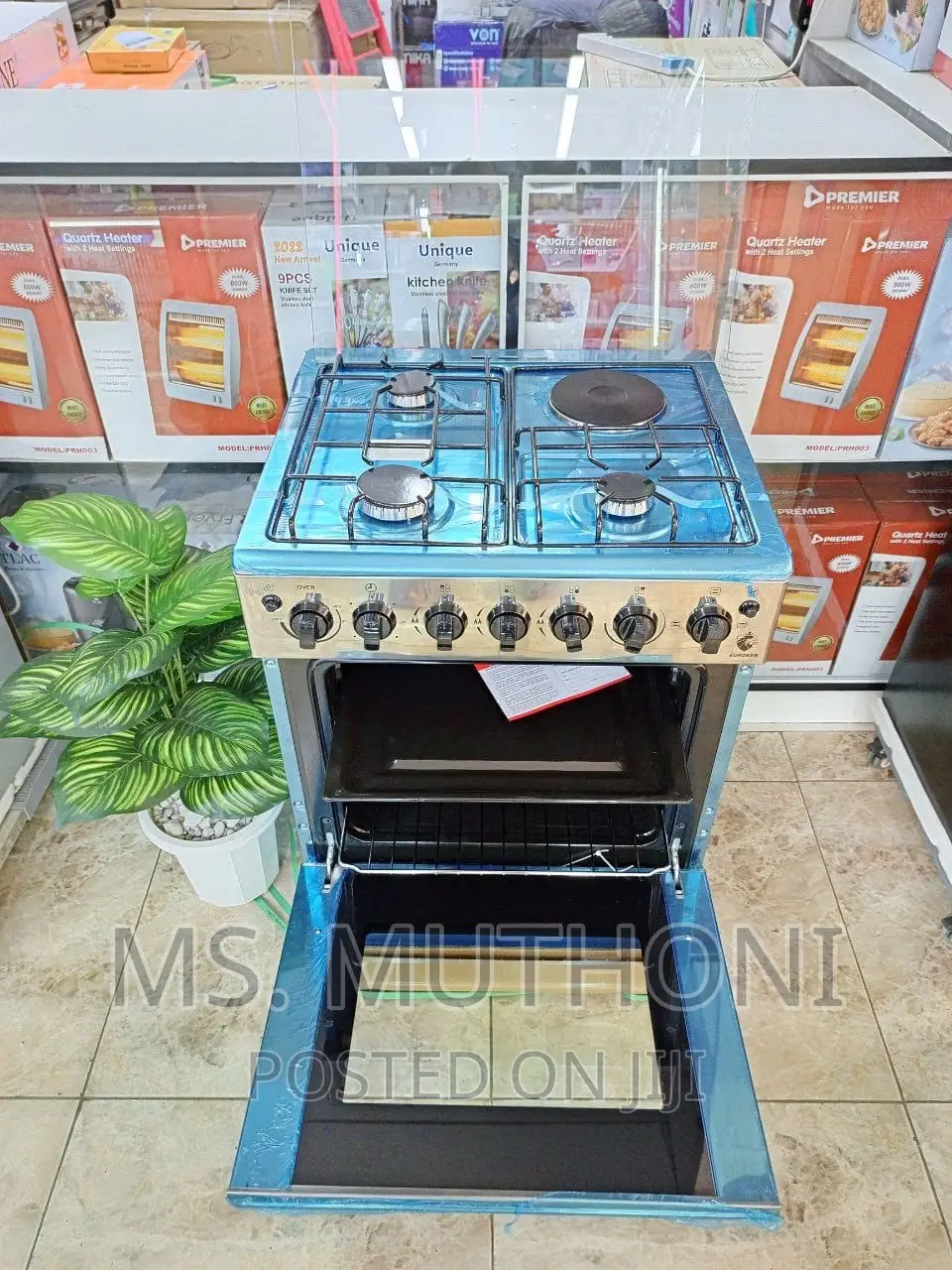 Euroken Cookers 60*60 3+1 Electric Oven