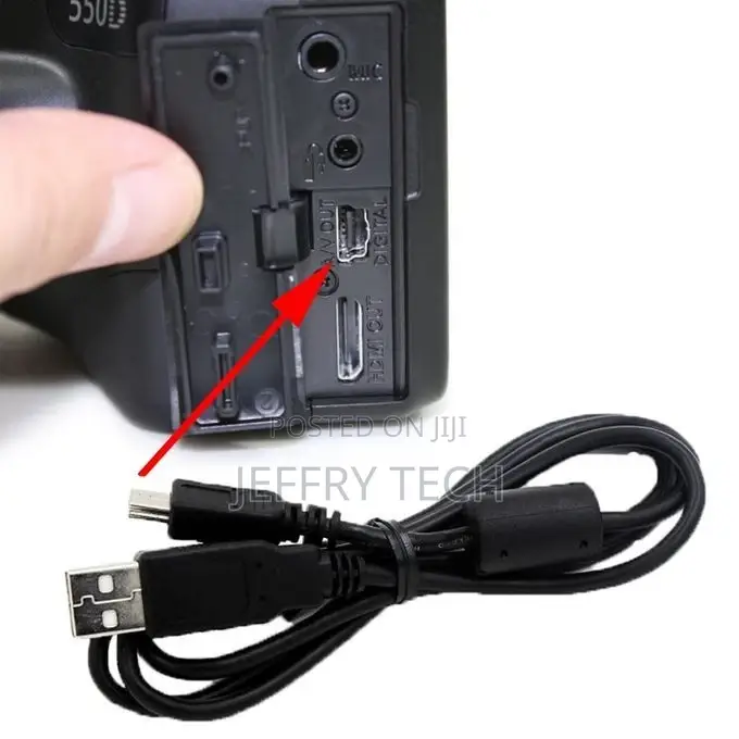 USB Cable for SLR Camera Data Line for Canon 5D