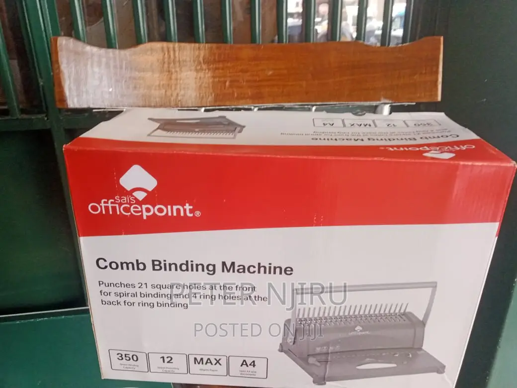 Comb Binding Machine Office Point