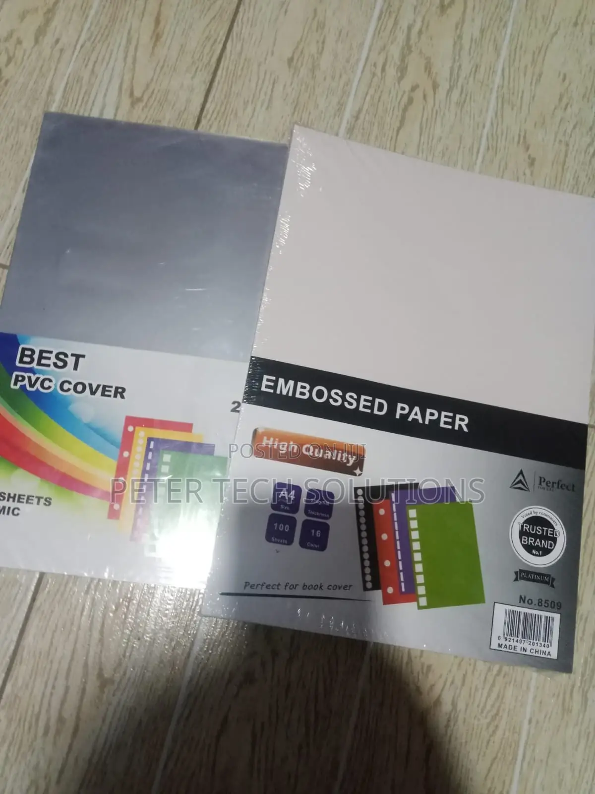 Best PVC Binding Cover and Emborsed Paper Set