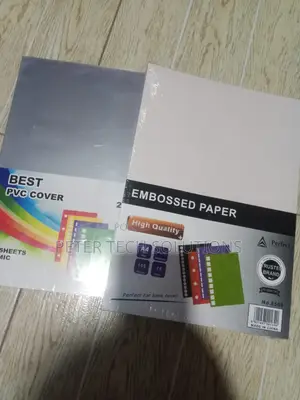 Best PVC Binding Cover and Emborsed Paper Set