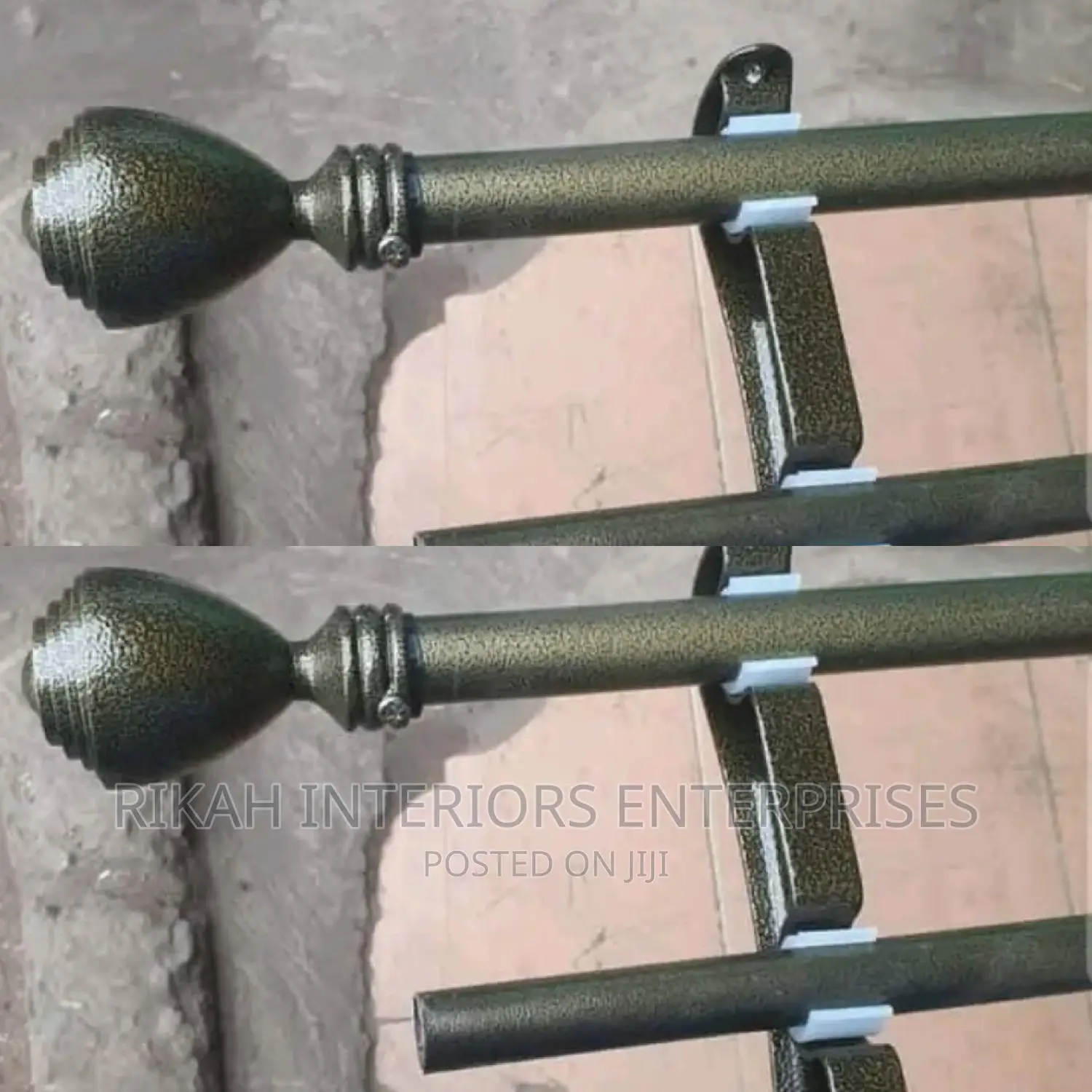 Antic Powder Coated Juakali Curtain Rods Curtain Rods