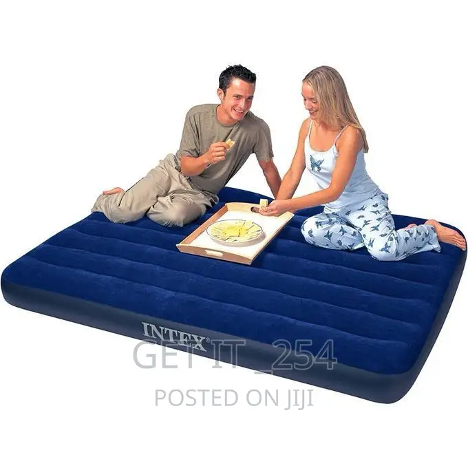 Intex Inflatable Mattress Plus Free -electric Pump*