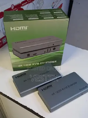  120m USB HDMI KVM Extender via Cat6 Rj45 Ethernet Cable