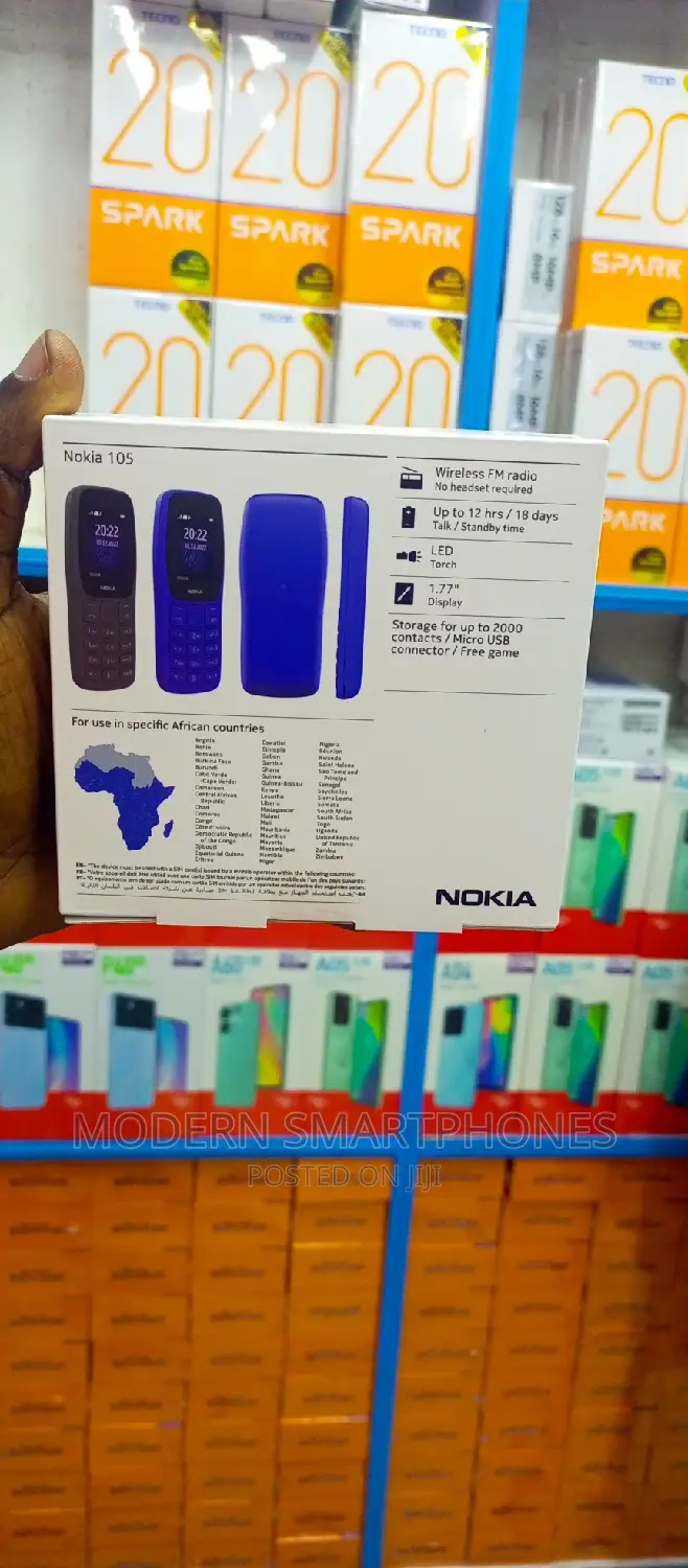 New Nokia 105 Black