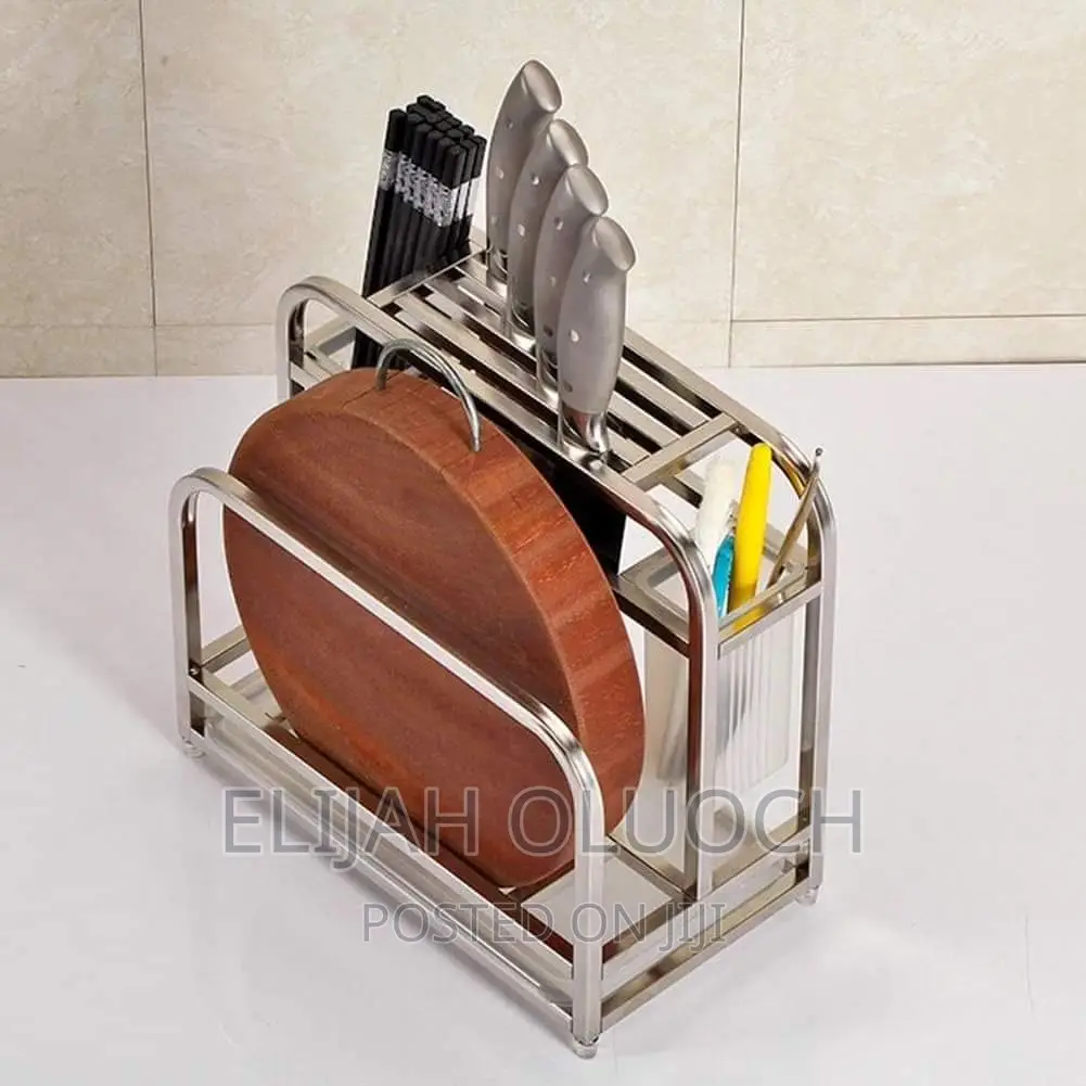*Heavy Aluminium Cutlery Holder /Rack