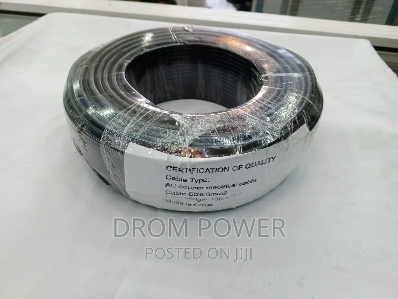 AC Copper Electrical Cable 6mm