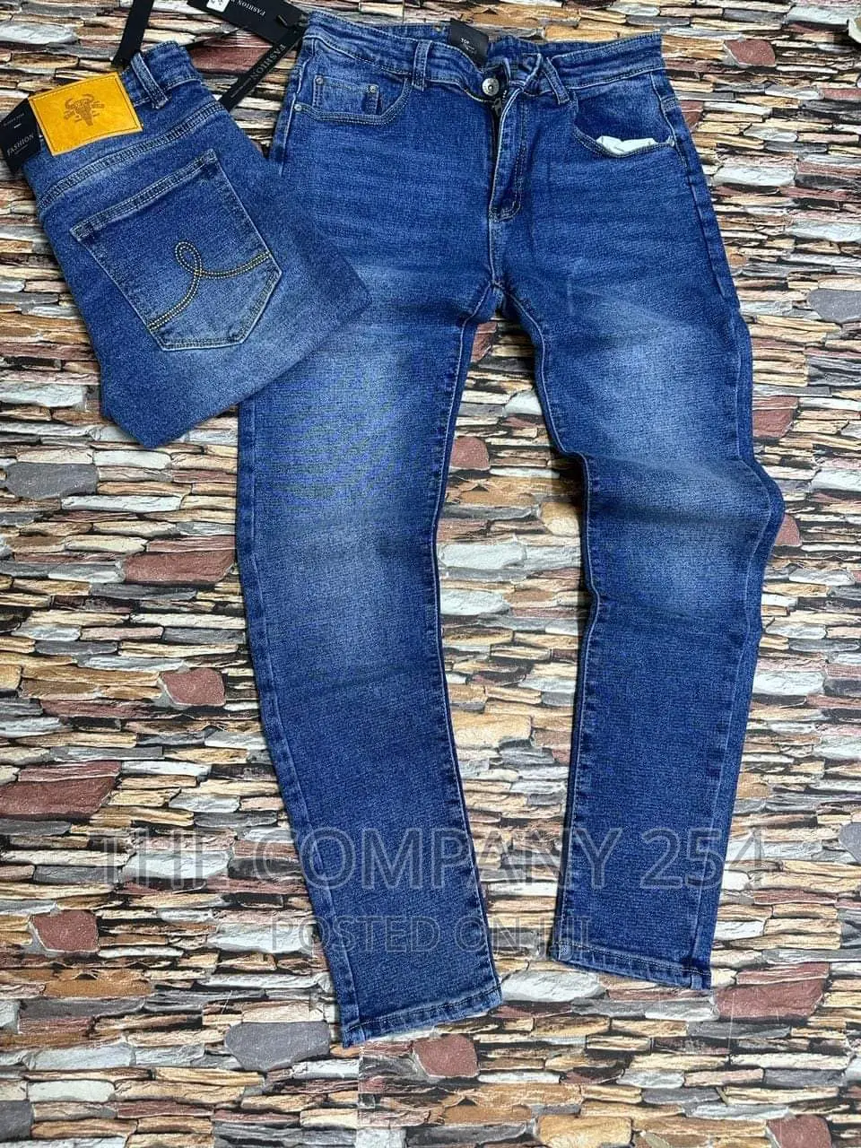 Plain Wash Slimfit Straight Men's Denim Jeans
Size 30 to 40
