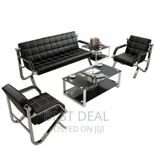 Sofa 6 Seater Leather Modern Office
