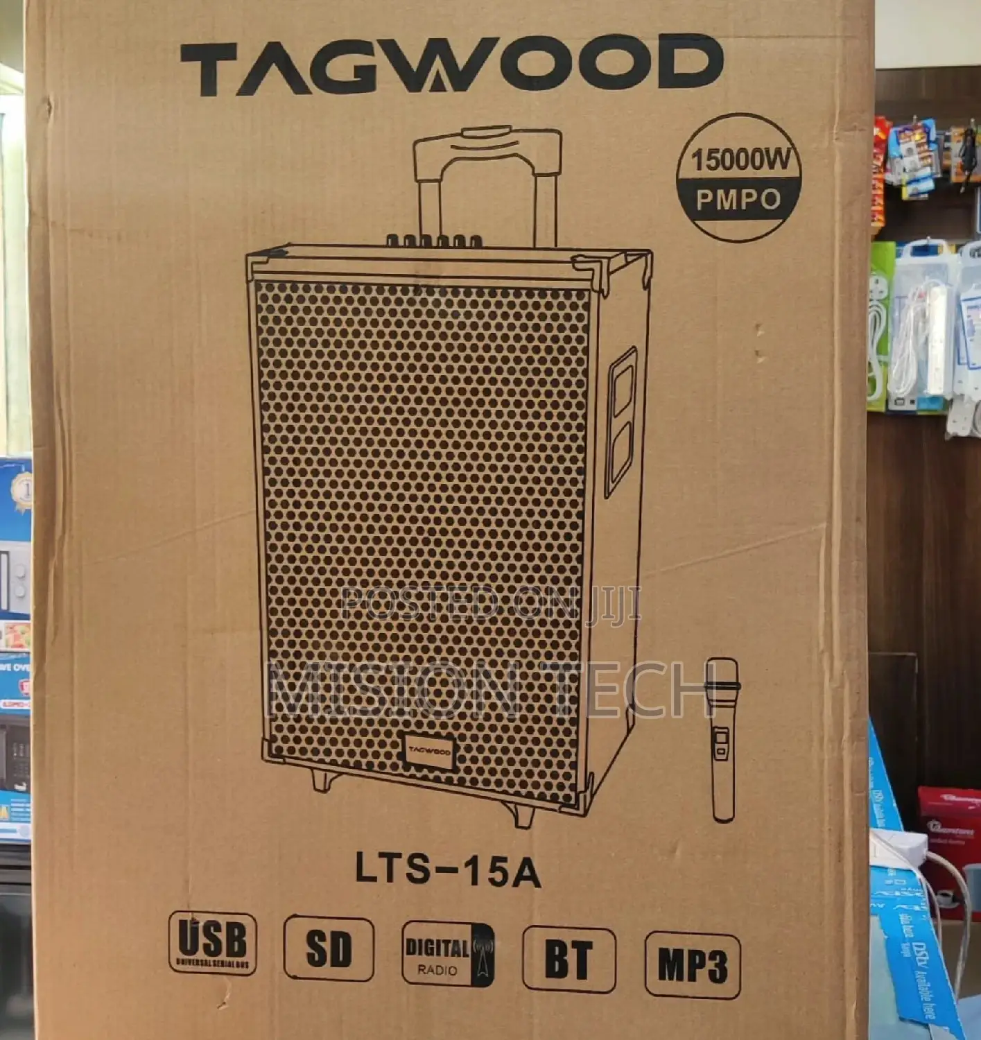 Brand New Powered Tagwood Speaker