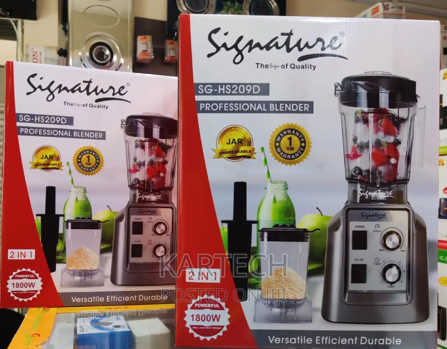 4ltrs Signature Commercial Blender 1800W.