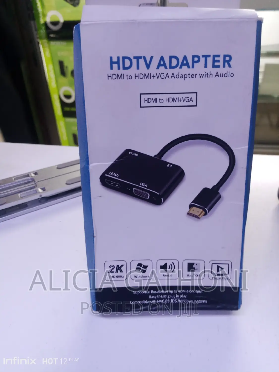 HDMI to HDMI+VGA Adapter