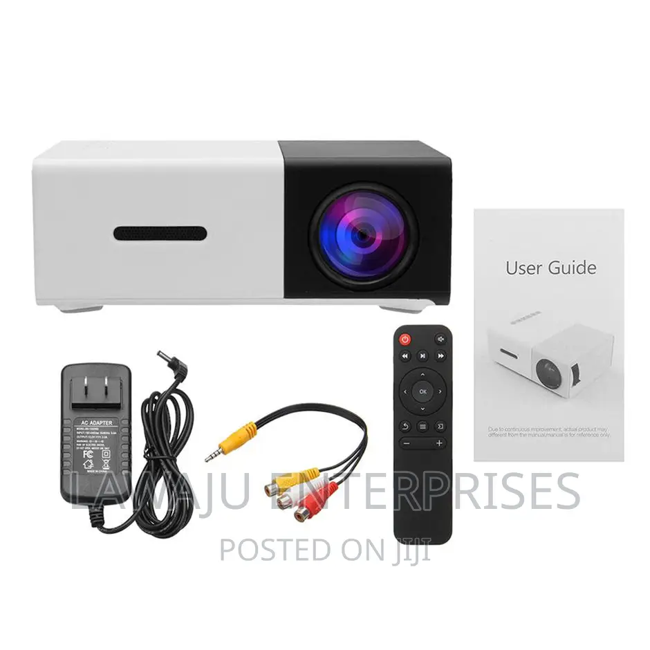 Black And White LED Projector