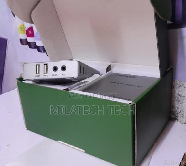 Top 60M KVM HDMI Extender With Audio and USB KVM - main view