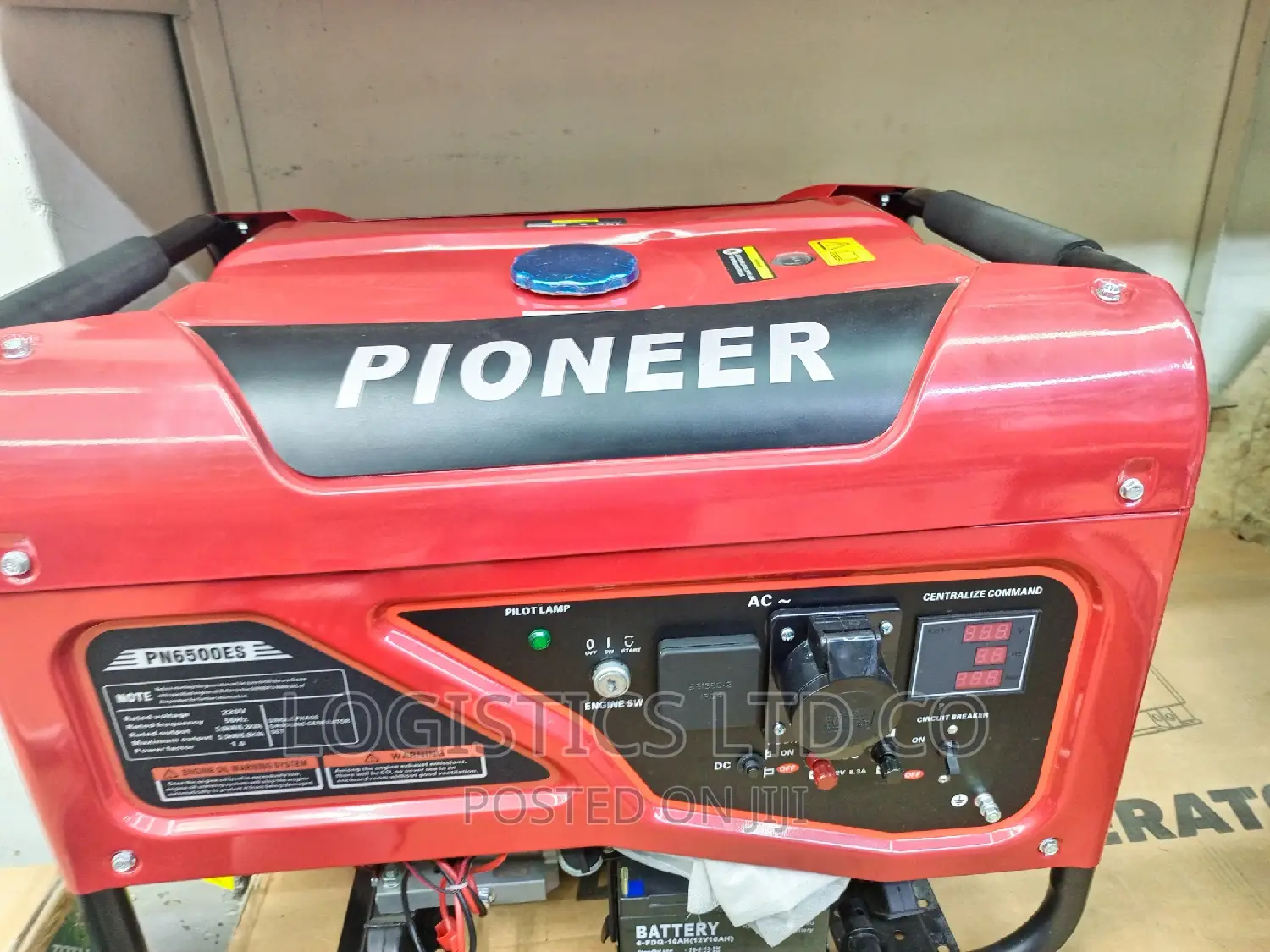 Pioneer Pn6500es 5.5kva Keystart Petrol Generator