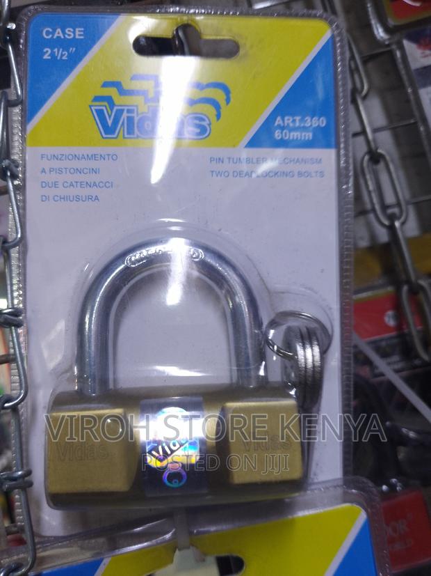 Vidas 60mm Padlock 3 Keys Heavy Duty Lock