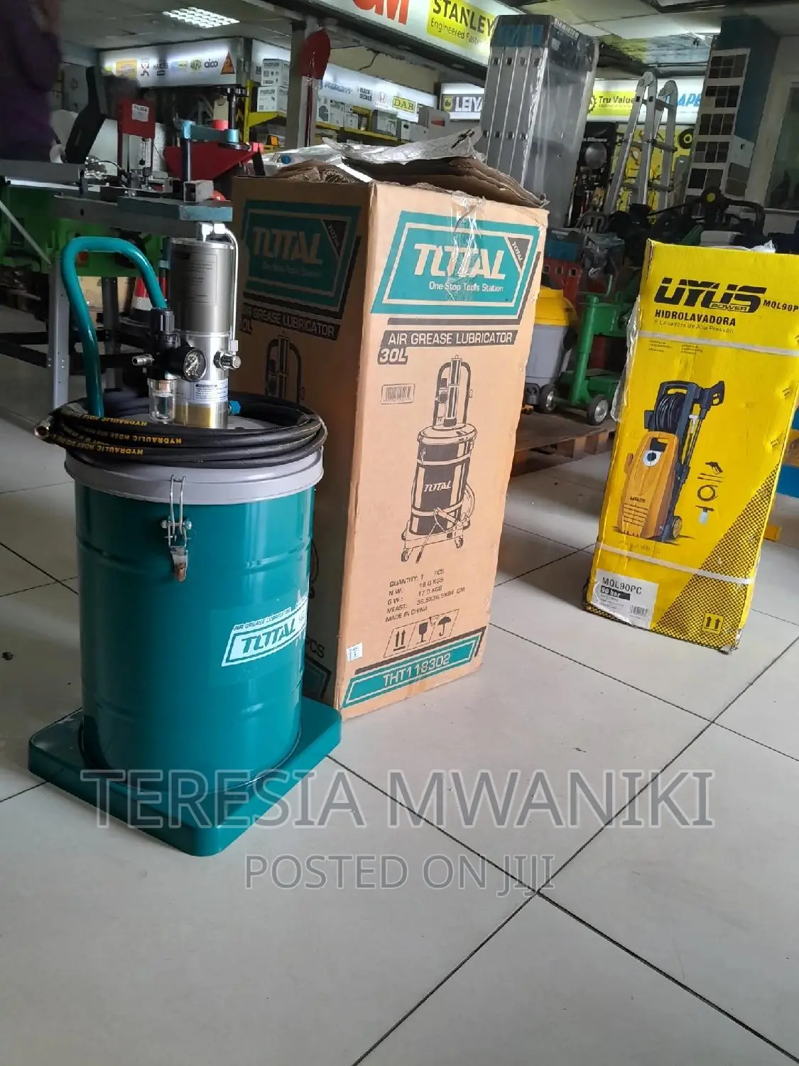 (THT118302)Air Grease Lubricator 30l (Total)