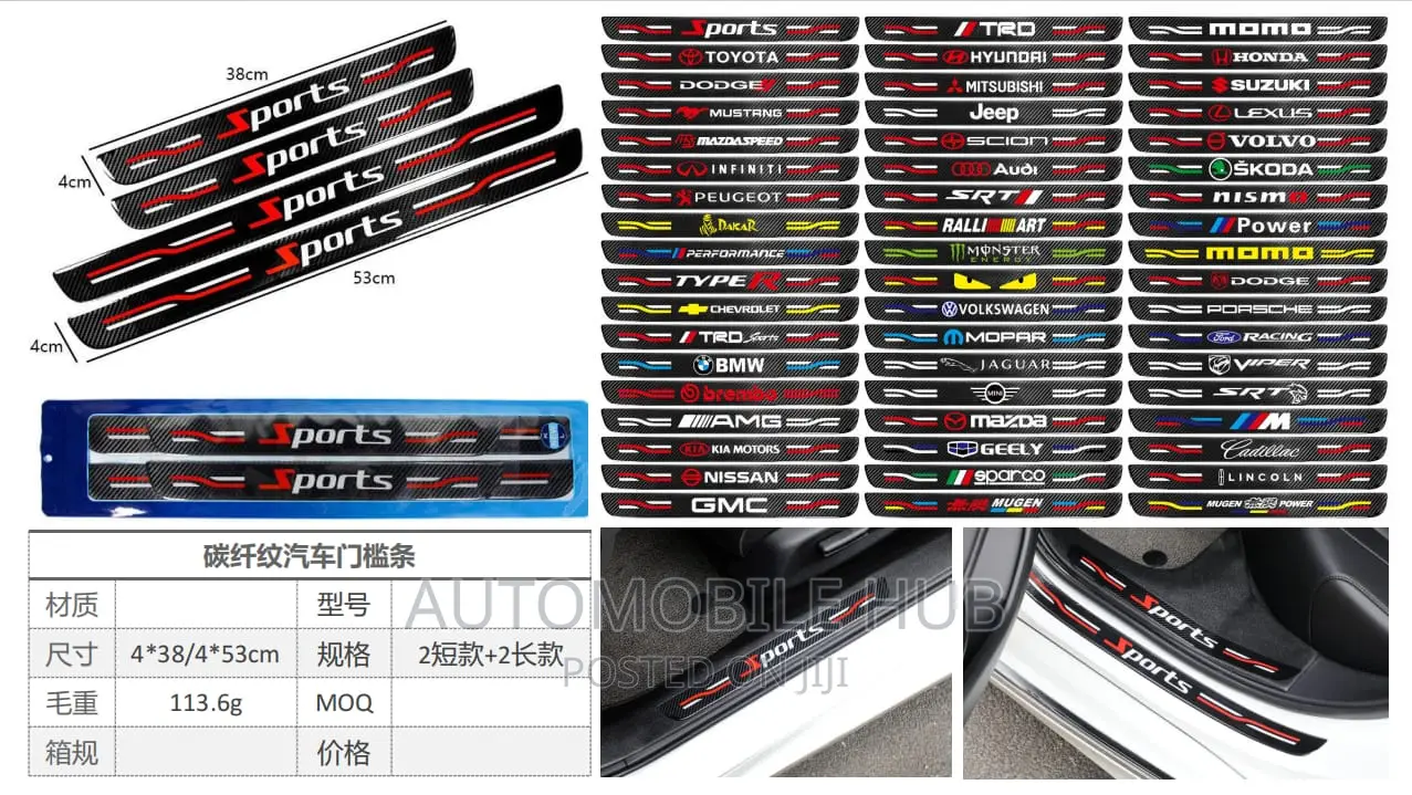 4pc Car Door Decorations