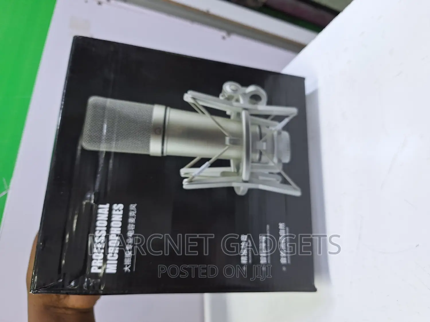 Condenser Recording Microphone With Shock Table Stand