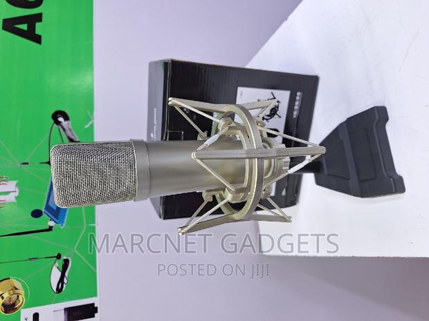 Condenser Recording Microphone With Shock Table Stand