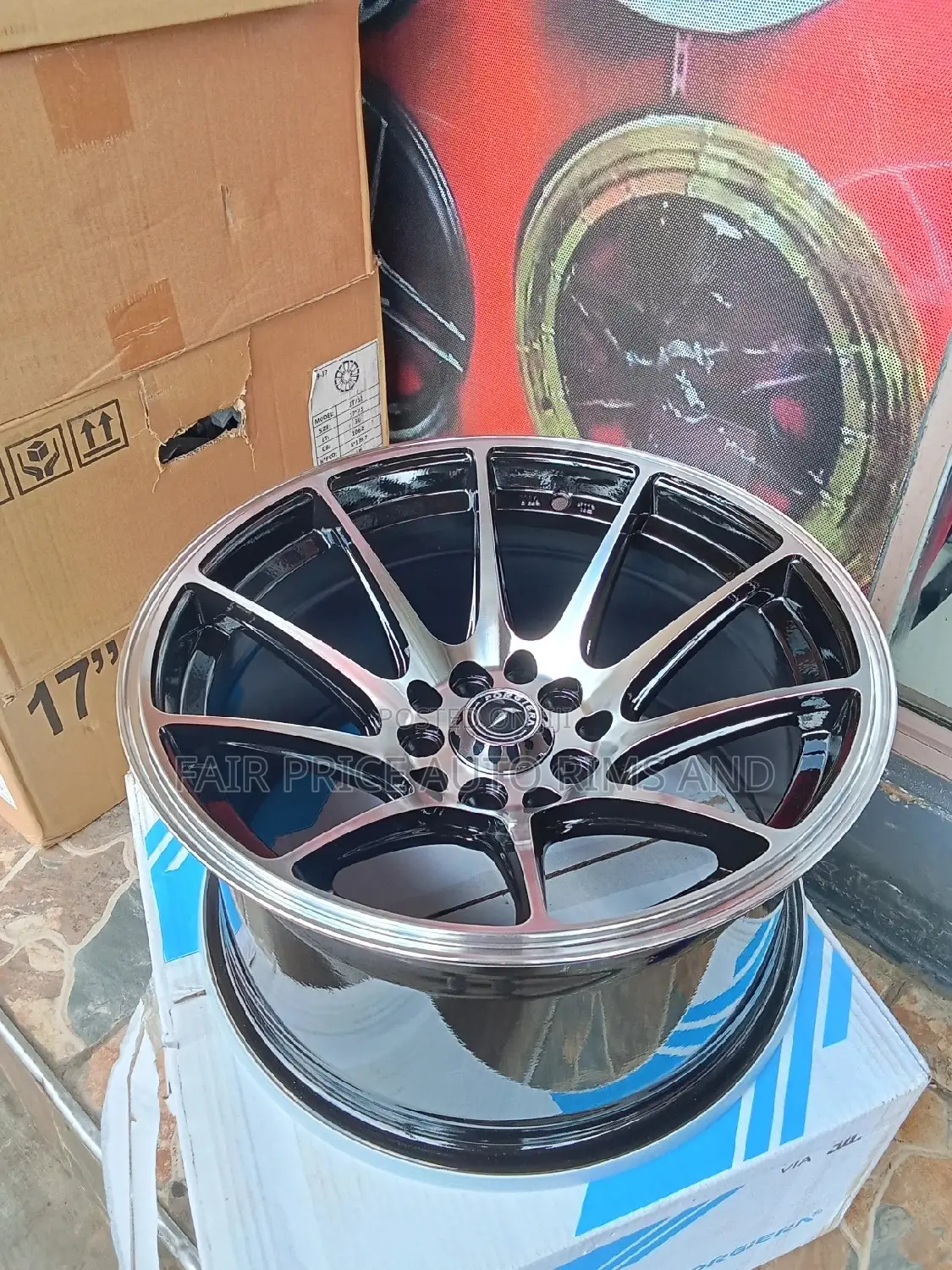 Offset Rims Size 15/ Black Silver