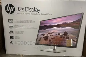 HP 32s – 32′′ 16:9 IPS Monitor – Black