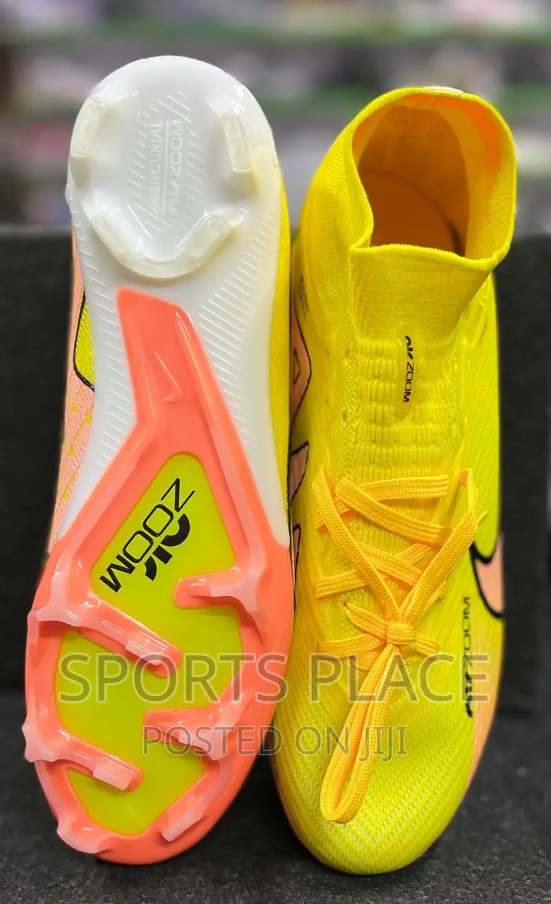 Mercurial Air Zoom Yellow Football Cleats