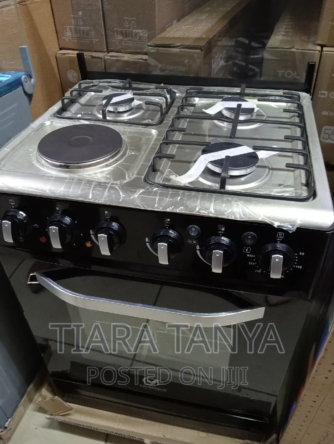 50 by 55 Saratech Cooker 3gas and 1 Electric Cooker