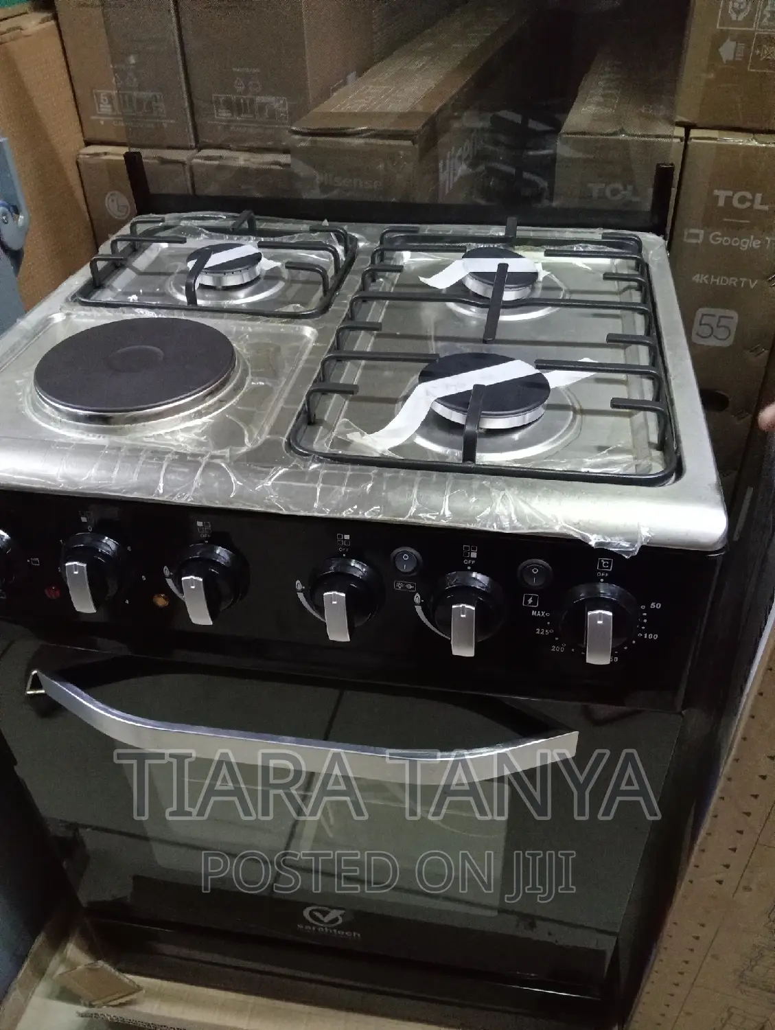 50 by 55 Saratech Cooker 3gas and 1 Electric Cooker