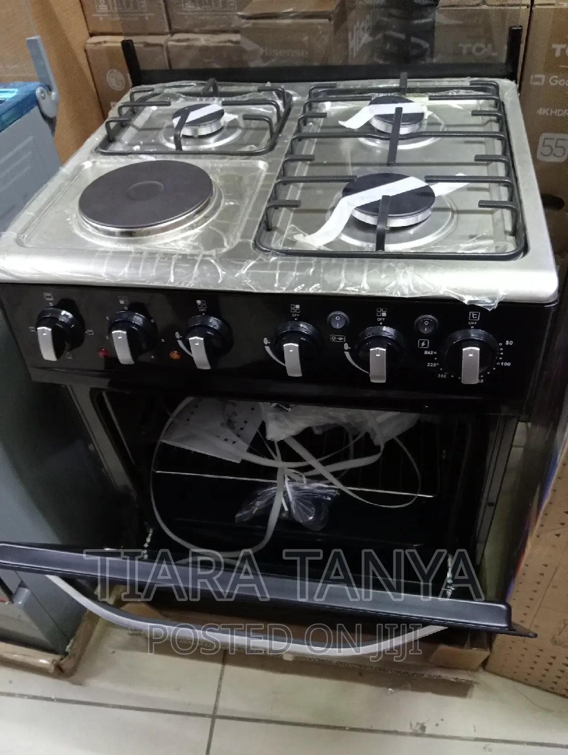 50 by 55 Saratech Cooker 3gas and 1 Electric Cooker
