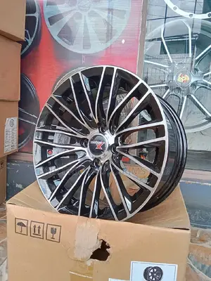 Sports Rims Black Silver Size 15/4/100