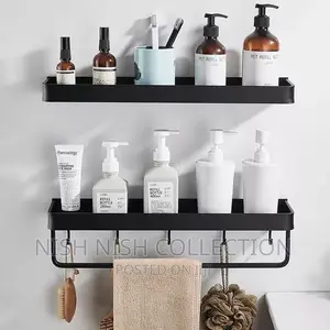 Bathroom Rack With a Towel Bar